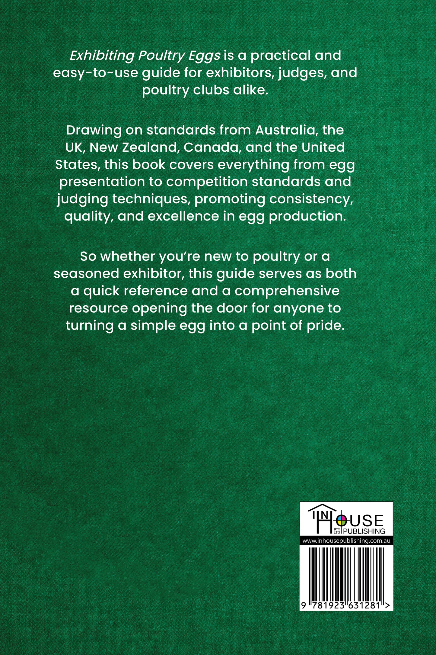 Exhibiting Poultry Eggs : A Practical Guide