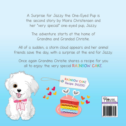 A Surprise for Jazzy the One-Eyed Pup