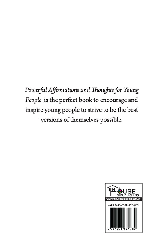 Powerful Affirmation and Thoughts for Young People