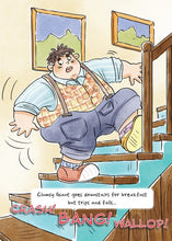 The Clumsy Giant on his first Holiday