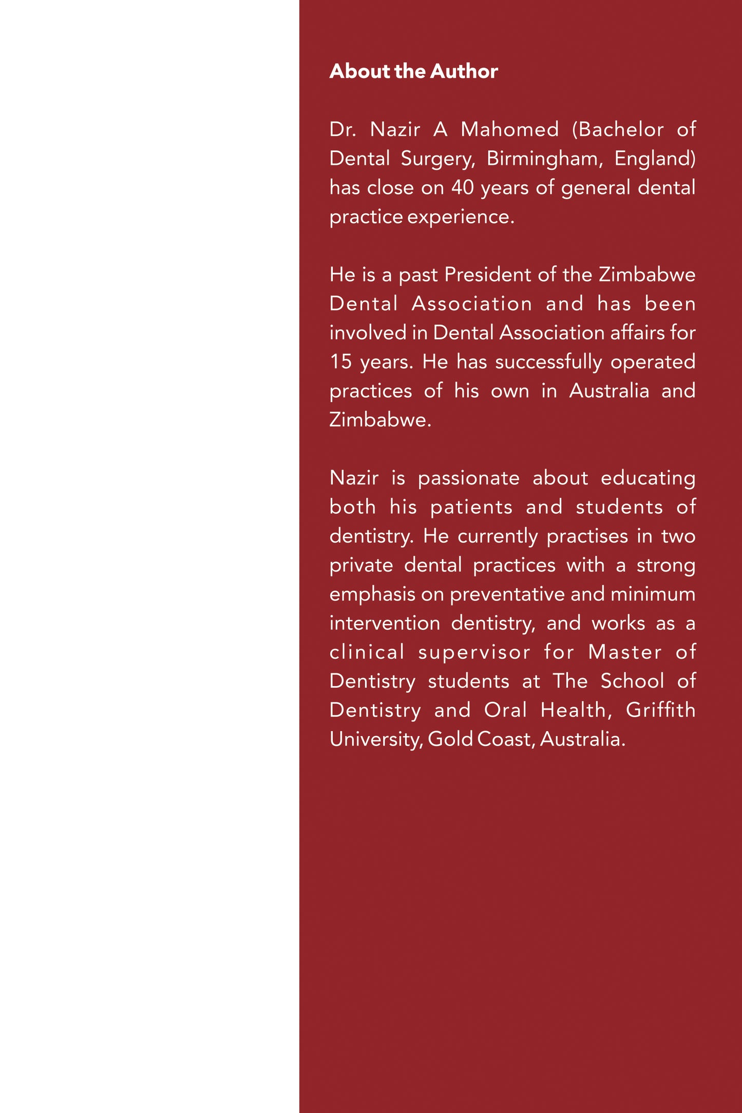 An Atlas of Dental Caries