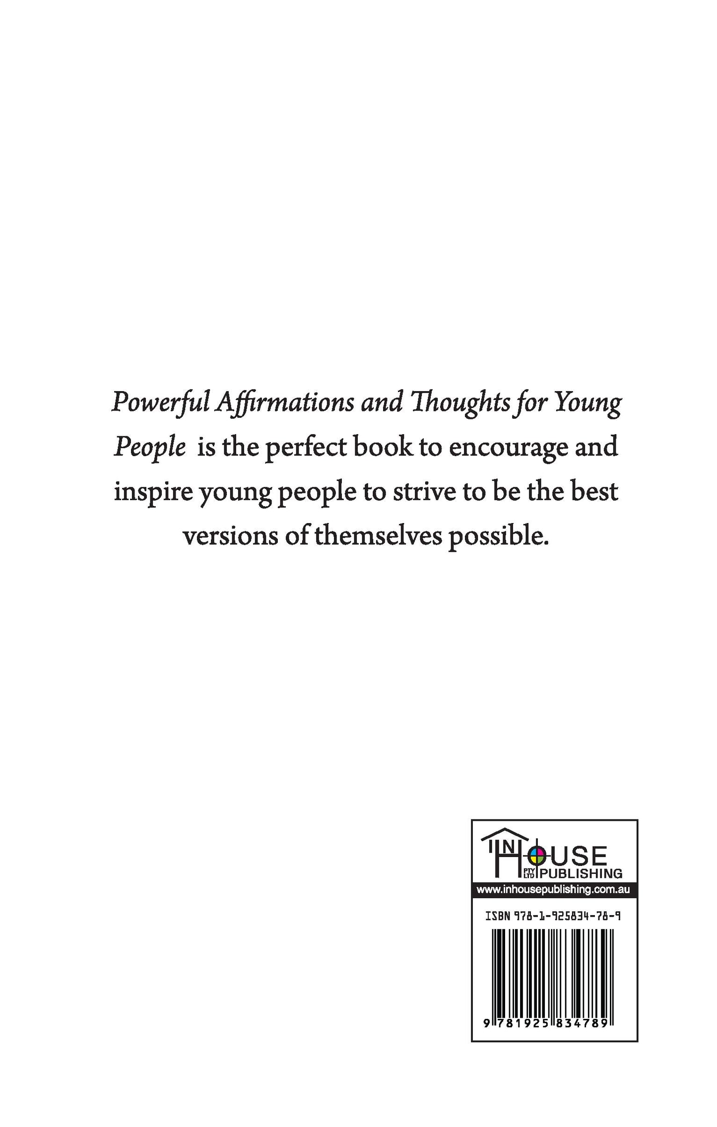 Powerful Affirmation and Thoughts for Young People